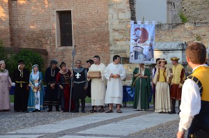 Journées… durant les fêtes de San Teobaldo, patron de la ville, fêté dans toute la petite région.